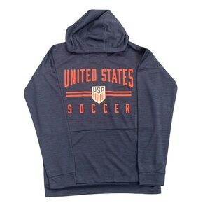 US Soccer Hoodie Jacket, Official USA Soccer Hoodie for Youth YL 14-16